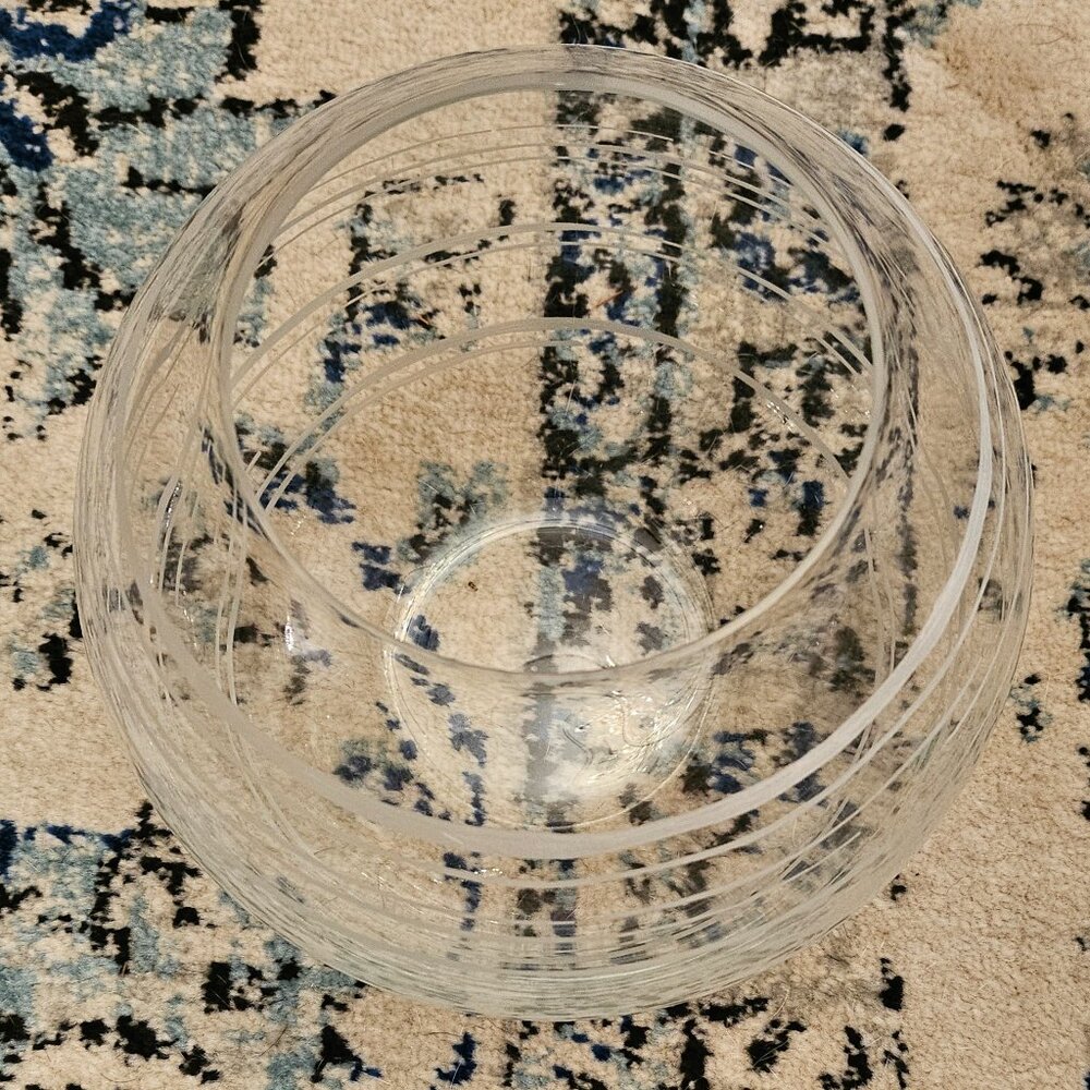 NEW Box Orrefors 6101204 Graphic Round Vase Bowl, Medium - Picture 8 of 12